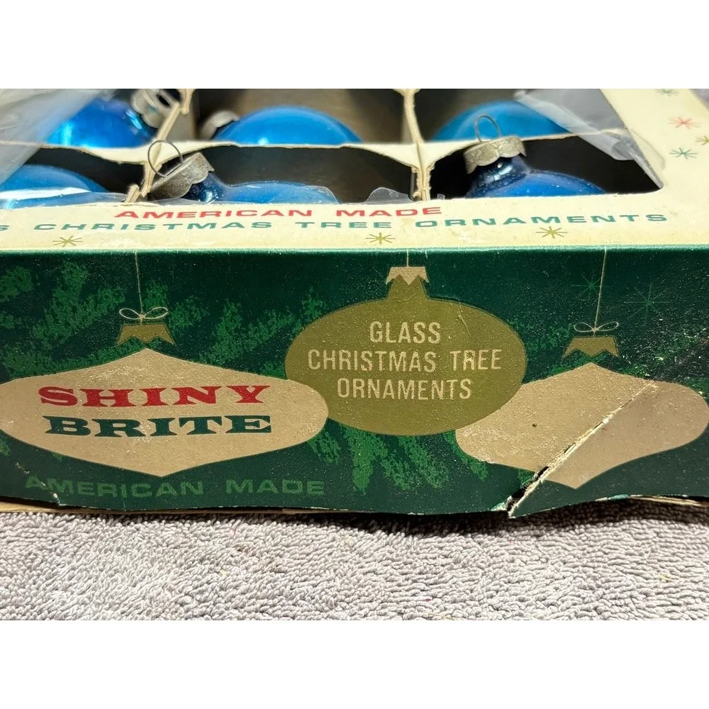 Shiny Brite vintage glass